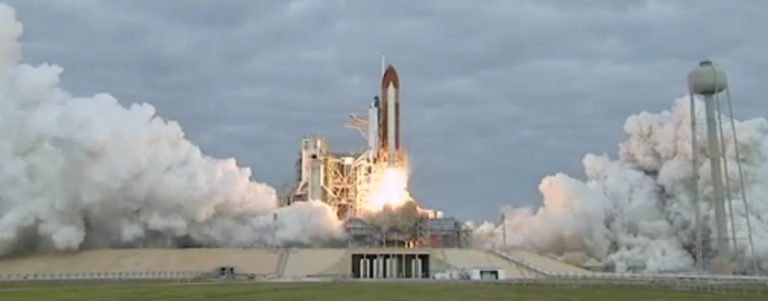 Space Shuttle Endeavour blasts off for the last time